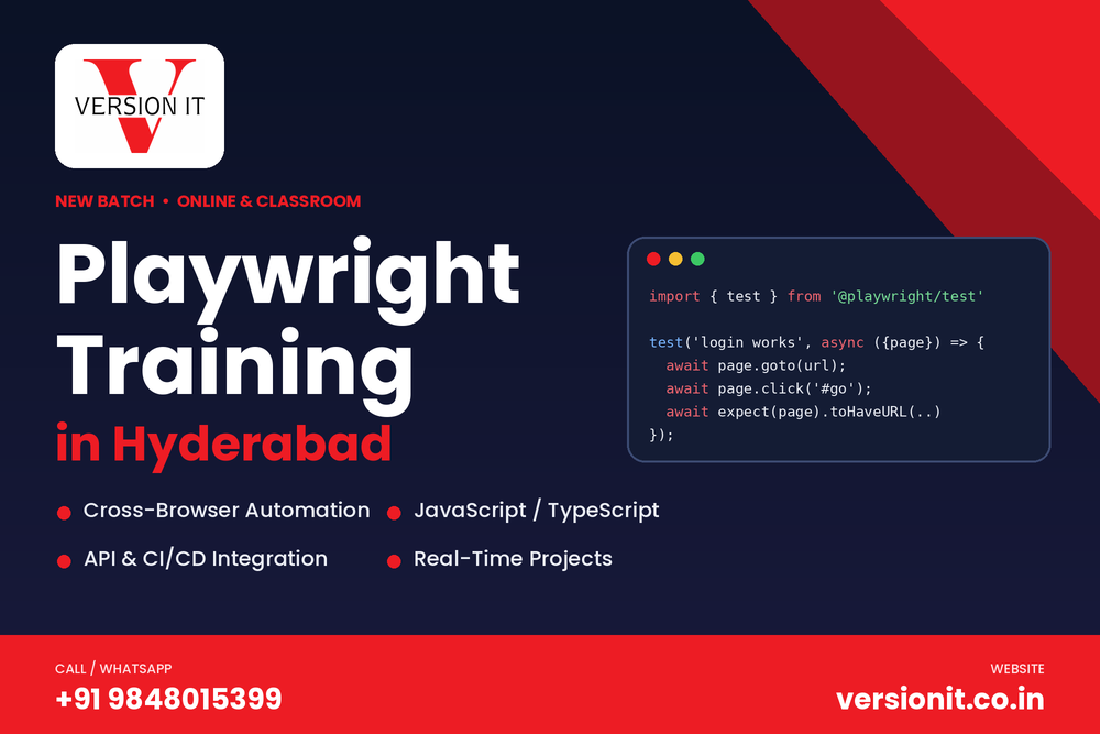 Playwright Training in Hyderabad